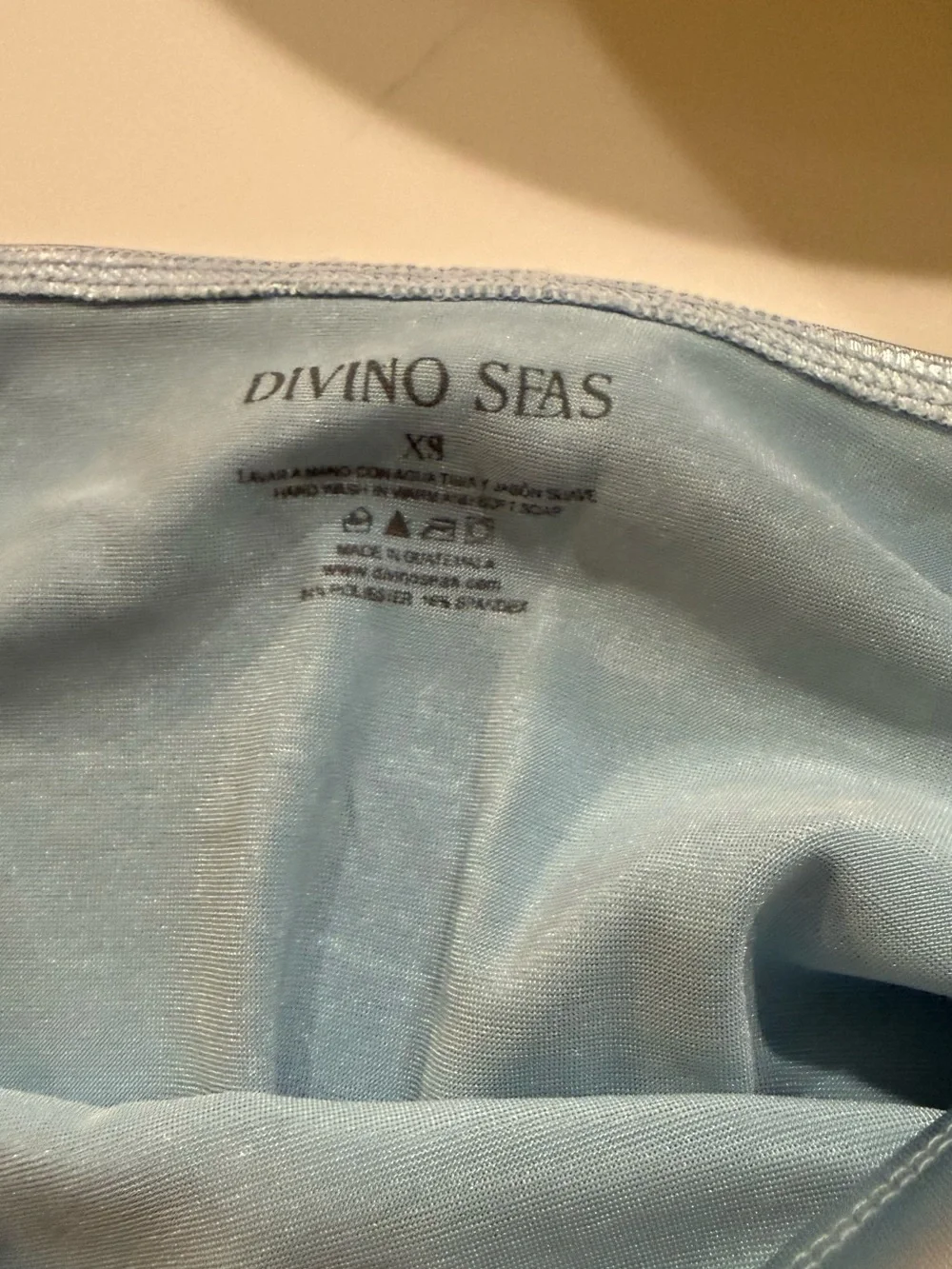DIVINO SEAS pastel blue skirt cover up XS